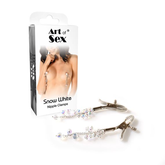 Затискачі для сосків Art of Sex Snow White | Зображення 2