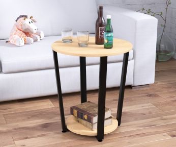 Стол журнальный Loft Design D-50 дуб борас