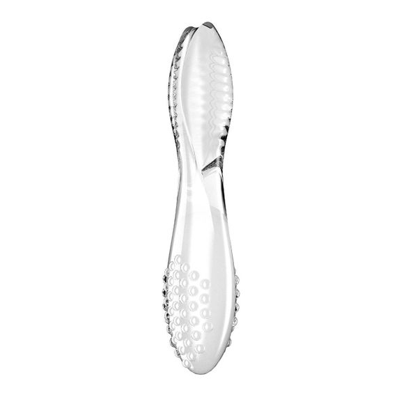 Двосторонній скляний дилдо Satisfyer Dazzling Crystal 2 Transparent Sex Aura | Зображення 1