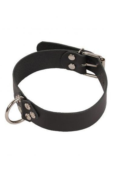 Ошейник Leather Collar, Black sexstyle