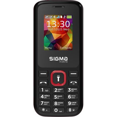Мобильный телефон Sigma X-style 171 MINI Track Black-Red (4827798813744) | Зображення 1