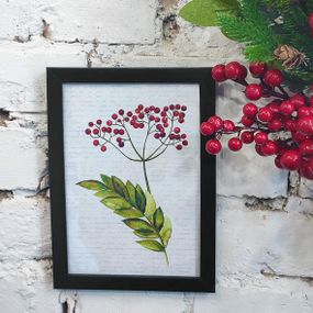 Постер в рамке Калина 15x21 см, A5 (MT5_21NG010_BL)