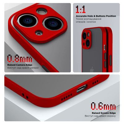 Чехол для мобильного телефона Armorstandart Frosted Matte Tecno Spark 20C (BG7n) Red (ARM73585) | Зображення 2