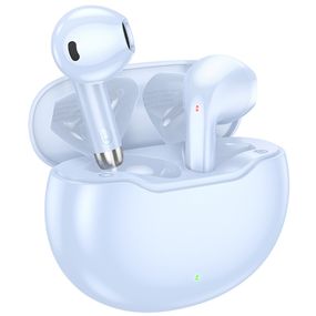 Беспроводные TWS наушники Hoco EW61 June Milky White Технічка, Blue, Да, Без кріплень, Вакуумні, Бездротове