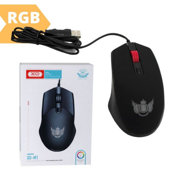 Проводная компьютерная мышка USB XPRO-M1 Cool Breath Чёрная (MAW-39594_220) | Зображення 1