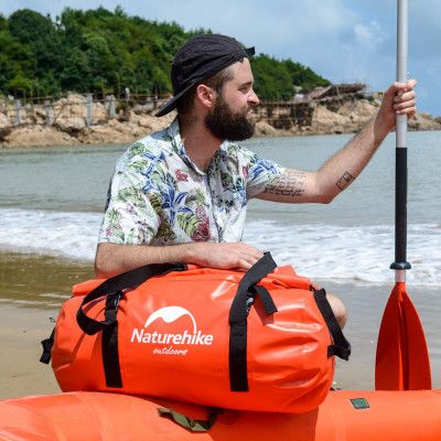 Сумка дорожная Naturehike баул водонепроникний NH20FSB03 90 л червона (6927595744314) | Зображення 4