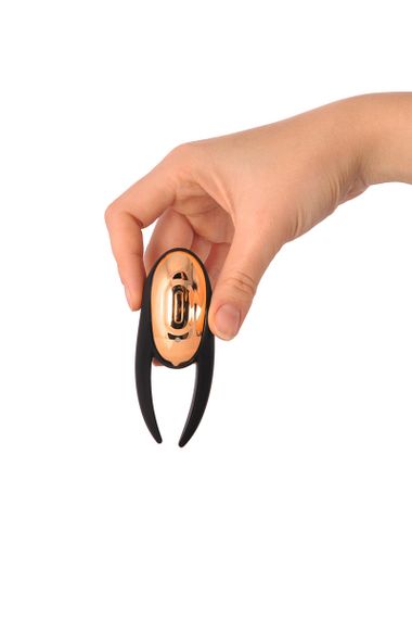 Вибромассажер Waname D-Splash Wave силикон черный, 9,3 см sexstyle | Зображення 2