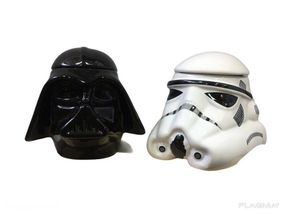 Подарочный Набор Кружка Чашка Бокал 3D Крышкой Star Wars Дарт Вейдер и Штурмовик 3D