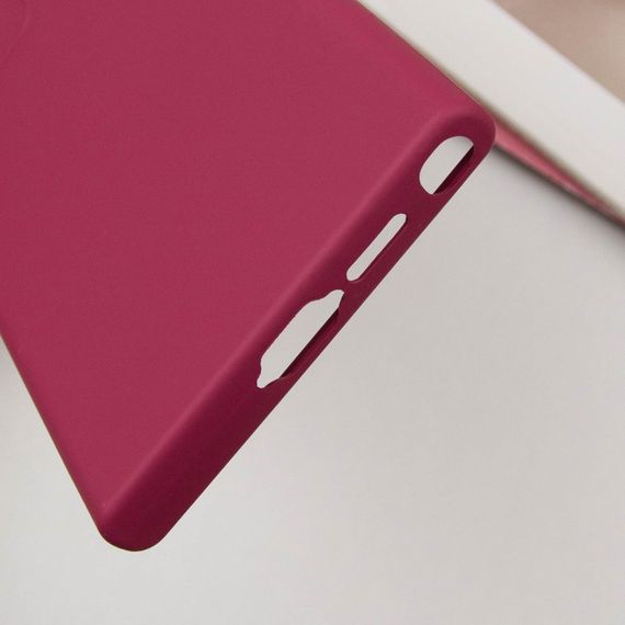 Чохол Silicone Cover Lakshmi Full Camera (AA) для Samsung Galaxy S25 Ultra Бордовий / Marsala | Зображення 6