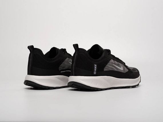 Демісезонні шкіряні кросівки Nike колір чорний / сірий | Зображення 1