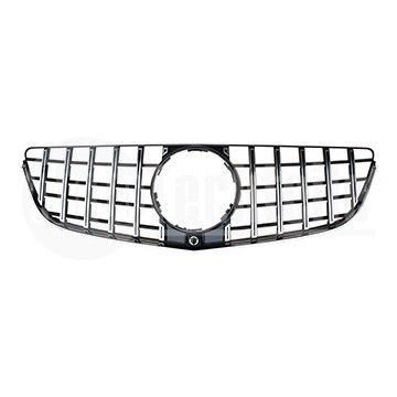 Решетка радиатора Mercedes Benz C207 14-16 (хром/чёрн.) GTR, AutoTechteile, 140 8816, 140 8814