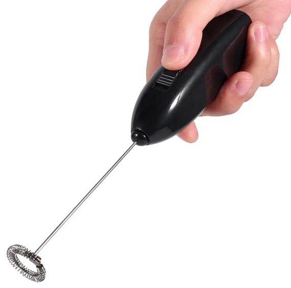 Мини миксер-капучинатор, вспенитель для молока, кофе и яиц Mini Hand Mixture электрический Чёрный | Зображення 1