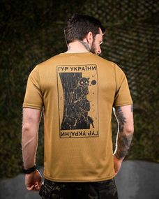 Тактична водовідвідна футболка Oblivion розвідка койот ДЛ7031