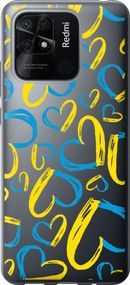 Чехол на Xiaomi Redmi 10C Сердца UA "5292u-2591-17620"
