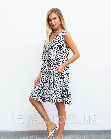 Плаття для жінок колір білий розмір L FI_001584 | Зображення 1