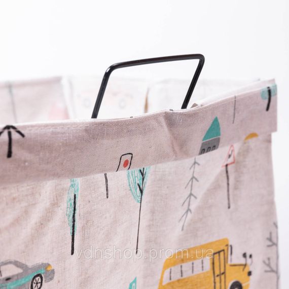 Корзина для белья на подставке 36×30×55 (см) мягкая HP-41-3 | Зображення 5