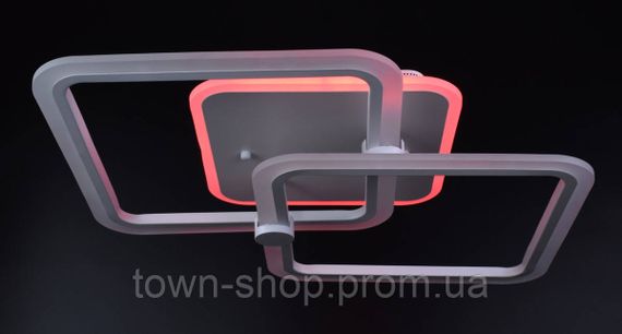 Люстра потолочная LED с пультом A2503/2-RGB-wh Белый 10х41х63 см. | Зображення 5