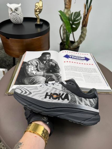 Чоловічі кросівки HOKA Challenger ART 7 Grey Black Orange , В'єтнам 42 26.5 | Зображення 3