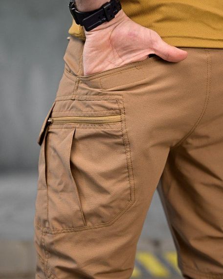 Літні еластичні тактичні штани tarzan coyot ПП7747 | Зображення 4