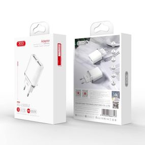 СЗУ-адаптер XO 2USB/2.1 A (L52) білий