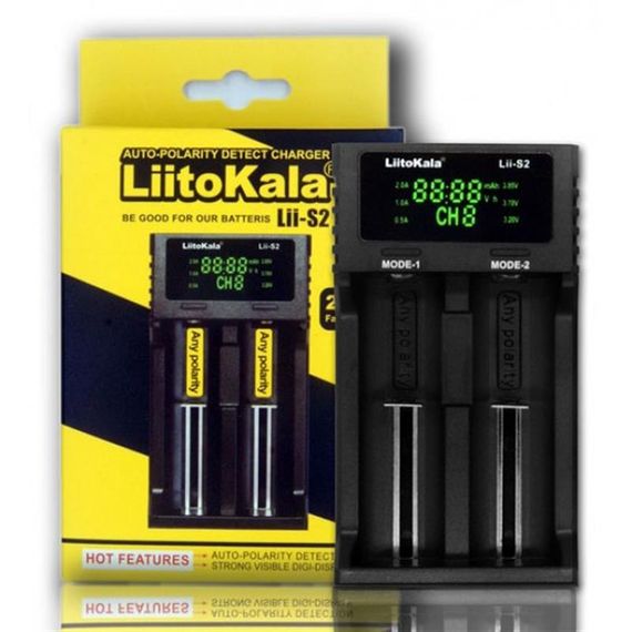 Зарядний пристрій з підтримкою Li-ion, Ni-MH та Ni-Cd, Liitokala Lii-S2 (46678-LiitoKala Lii-S2_262) | Зображення 2