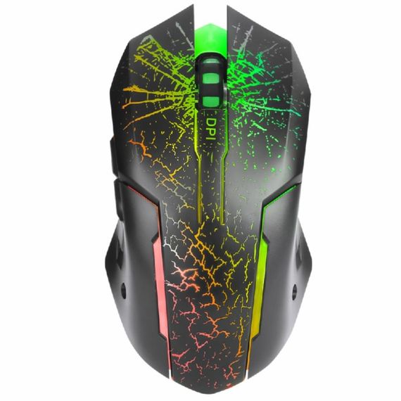 Мишка Marvo M207 LED USB Black (M207) | Зображення 1