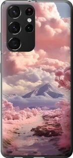 Чохол на Samsung Galaxy S21 Ultra (5G) Рожеві хмари з пластику FCh_006648