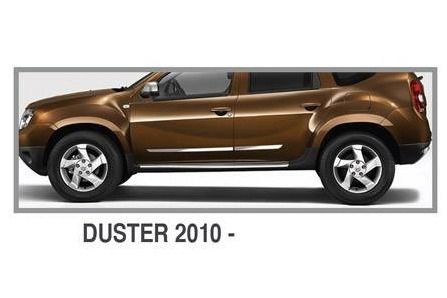 Молдинг дверной (4 шт, нерж.) для Renault Duster 2008-2017 гг