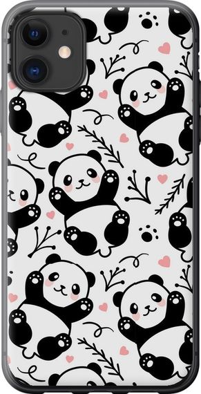 Чехол на iPhone 11 Панды "4318u-1722-17620"