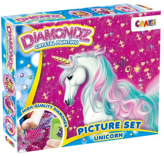 Набір для створення картини Craze Diamondz Єдиноріг зі стразами