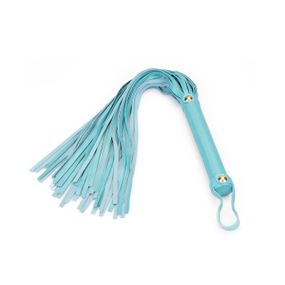 Флоггер Liebe Seele Blue Lamb leather Flogger with Velvet Lining Sex Aura