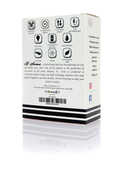 Клиторальный вибростимулятор - Rechargeable Licking Stimulator Sex Aura | Зображення 7