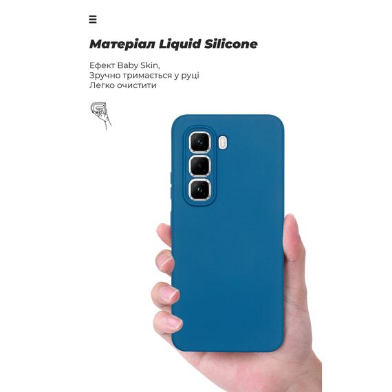 Чохол до мобільного телефона Armorstandart ICON Infinix Hot 50 Pro 4G Camera cover Blue (ARM80973) | Зображення 6