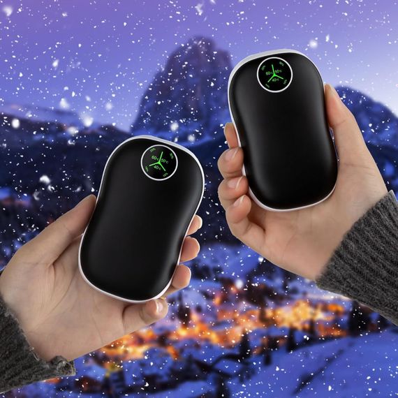 Грелка для рук Power Bank Type-C 2 * 5000 mAh 5V/2A грелка Kternay N2 | Зображення 5