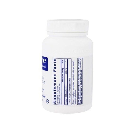 Лизин Pure Encapsulations L-Lysine 500 mg 90 Caps PE-00168 | Зображення 1