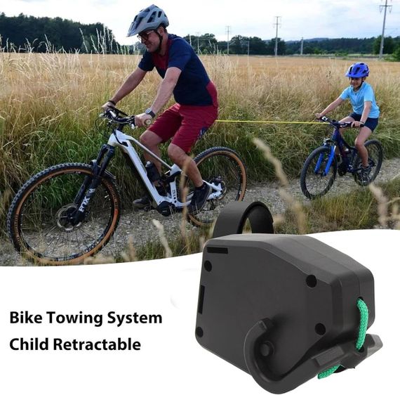 Трос для буксирування дитячого велосипеду, висувний автоматичний до 136 кг, 2.5 м тяговий ремінь, мотузка | Зображення 9
