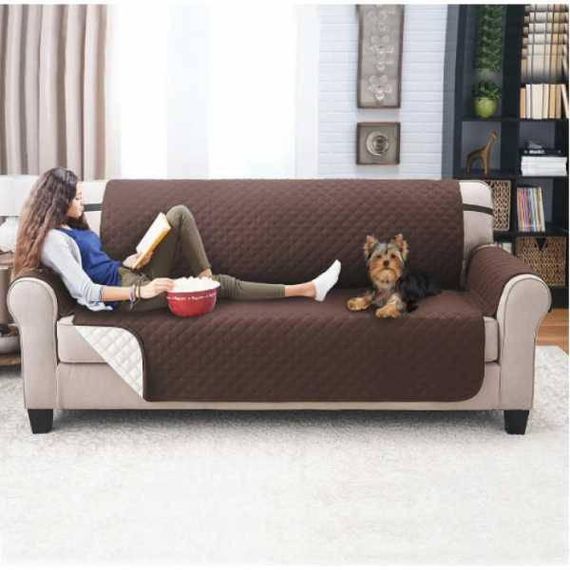 Покрывало на диван двустороннее Couch Coat Коричневое