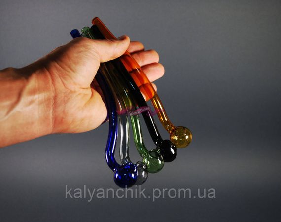 Трубка стеклянная Oil Sherlock Color