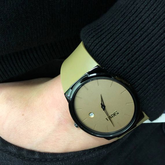 Годинник наручний чоловічий SKMEI 1509KH, чоловічий годинник стильний годинник на руку, годинник кварцовий чоловічий | Зображення 6