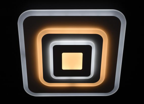 Сучасний квадратний світильник стельовий LED для кімнати кухні ванної 26210 Білий 5х35х35 см. | Зображення 1