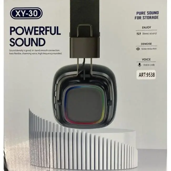 Наушники беспроводные накладные Bluetooth MDR Marshall BT XY-30/9538 USB | Зображення 3