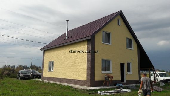 Термопанелі фасадні на ваті Колота цегла 500х500 | Зображення 9
