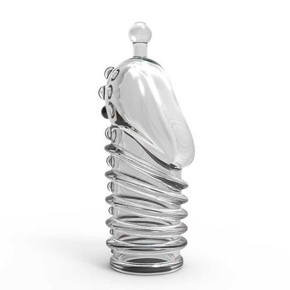 Насадка на головку члена - Прозрачный - 10*3,5 см | Зображення 1