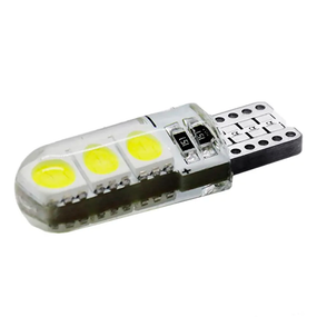 Автолампа світлодіодна Т10, 6SMD 5050, 12В, миготлива, біла