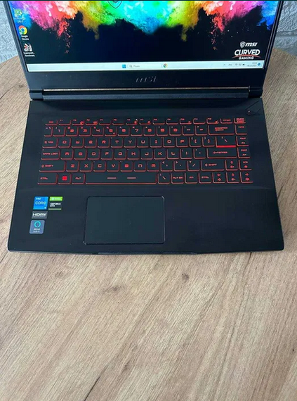 Ноутбук  MSI GV15 Thin 11SCV 15,6" 144Hz i5 11400H 8Gb SSD 256Gb GTX 1650 MaxQ Б/У | Зображення 2