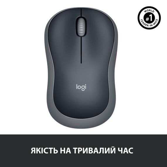 Миша Logitech Wireless Mouse M185 Swift Grey | Зображення 6