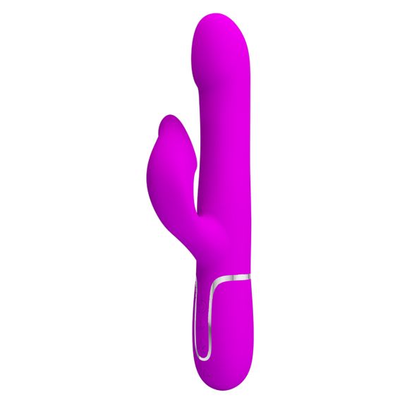 Вібромасажер із поступальним рухом серії Pretty Love - Falin Twinkled Tenderness Purple 7 vibration functions 4 rolling Sex Aura | Зображення 2