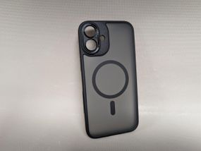 Чехол для iPhone 16 Plus / Айфон 16 Плюс, Rock Guard, гибридный, крепкий, с MagSafe, черный