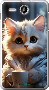 Чохол на Lenovo A529 Білий кіт "5646u-200-2448"