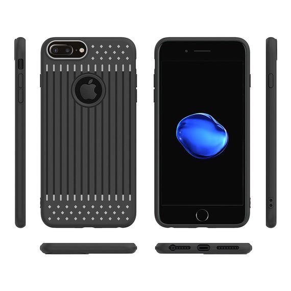 Чехол накладка Primo Shell TPU для Apple iPhone 7 Plus / iPhone 8 Plus - Black | Зображення 3